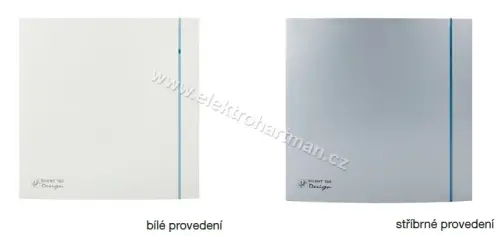 ventilátor SILENT 100 CZ DESIGN 3C tichý chod, zpět.klapka, kul.ložiska