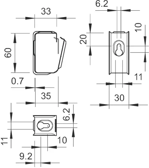 držák svazkový Grip OBO 2031 M 15 FS  /2207028/