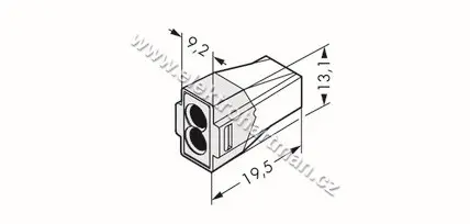 svorka WAGO 773-602 2x4 mm2