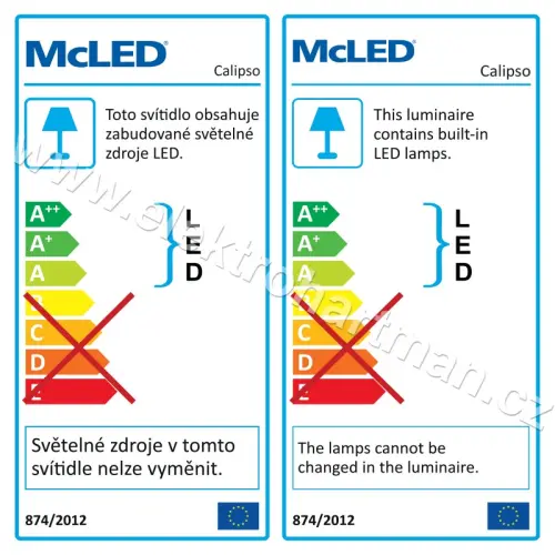 reflektor LED Calipso 45W, 3800lm/1900lm, 6500K, úhel 120°, IP54 /ML.511.600.65.0/