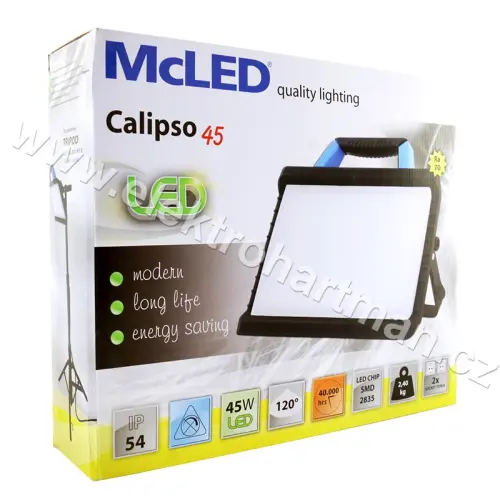 reflektor LED Calipso 45W, 3800lm/1900lm, 6500K, úhel 120°, IP54 /ML.511.600.65.0/