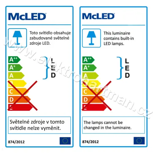 svítidlo LED Line 11W, 580lm, 2700K, délka 558mm, IP20 /ML-443.035.87.0/