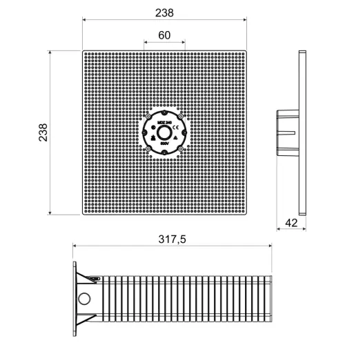 deska montážní do zateplení MDZ XL 300 KB Kopos, velká