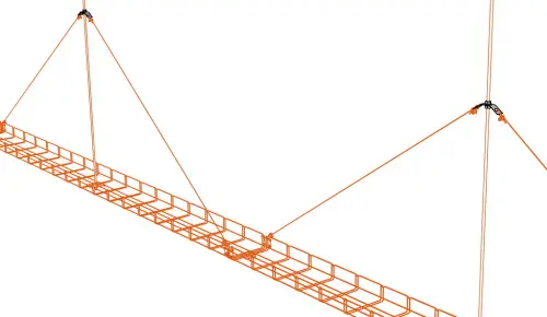 držák závěsných lanek DZM 15 GZ Merkur ARK-214150