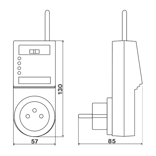 termostat BT21 bezdrátový Elektrobock