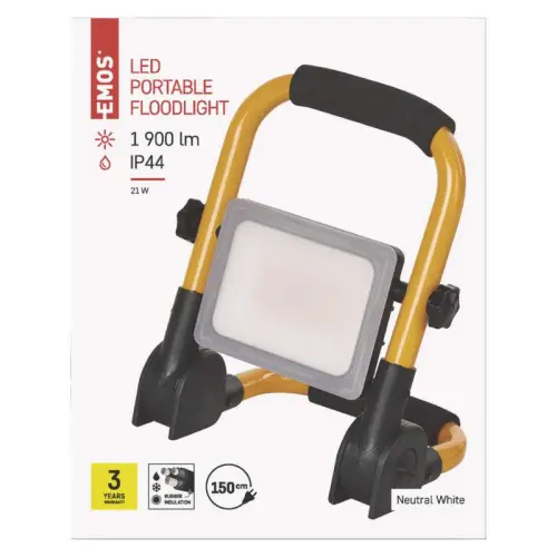 reflektor LED EMOS přenosný 21W 1900lm 4000K IP44 ZS3322