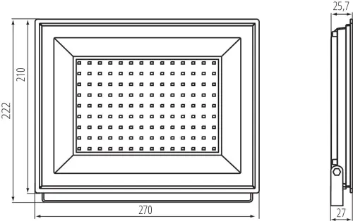 reflektor LED Kanlux GRUN NV LED-100-B LED MILEDO /31394/