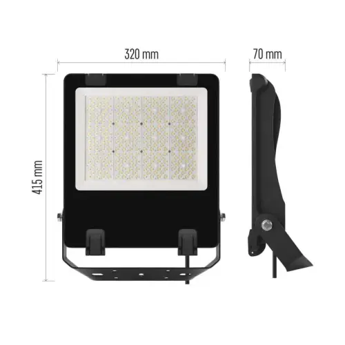 reflektor LED EMOS AVENO 150W 24000lm, 4000K, IP66, černý, neutrální bílá ZS2453