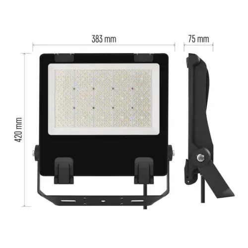 reflektor LED EMOS AVENO 200W 32000lm, 4000K, IP66, černý, neutrální bílá ZS2463