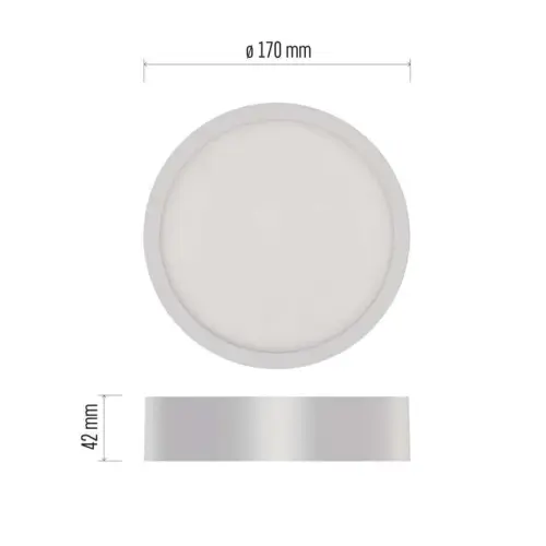 svítidlo LED přisazené NEXXO, kruhové, bílé, 12,5W, 1100lm, 4000K EMOS ZM5135