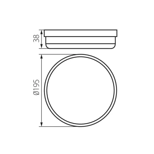 svítidlo TOLU O LED 18W-NW-W 18W 1620lm 4000K 20000h IP54 Kanlux /31498/